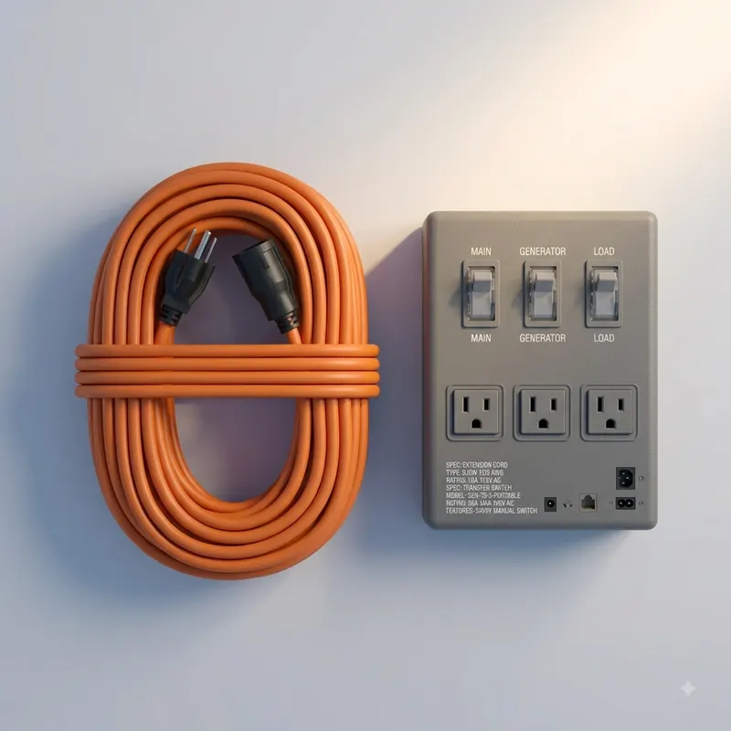 Illustrative render of hookup & accessories gear (generic, not a specific product)